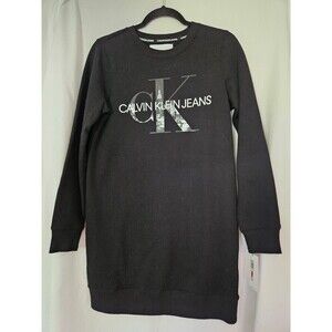 Calvin Klein Jeans Sweat Shirt L/S Crew Neck Size XS, Cotton/Polyester Mix